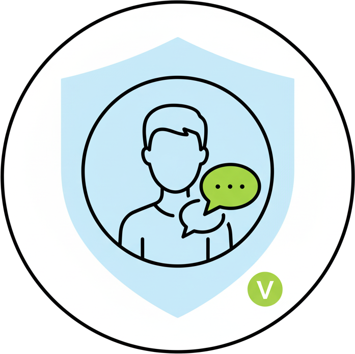 Icon für persönliche Ansprechpartner